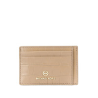 Michael Michael Kors Porta-cartões com efeito de pele de crocodilo e bolsos - Neutro