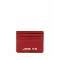 Michael Michael Kors Porta-cartões de couro - Vermelho