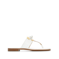 Michael Michael Kors Sandália com detalhe de nó - Branco