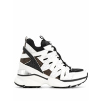 Michael Michael Kors Tênis Hero com estampa de logo e solado chunky - Preto