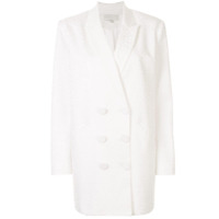 Michelle Mason Vestido blazer com abotoamento duplo - Branco