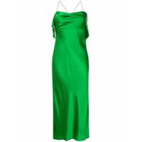 Michelle Mason Vestido de festa com drapeado - Verde