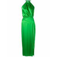 Michelle Mason Vestido frente única - Verde
