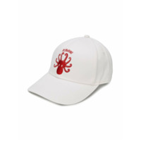 Mini Rodini Boné com bordado de polvo - Branco