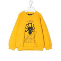 Mini Rodini Moletom com estampa À La Mer - Amarelo