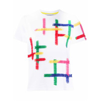 Mira Mikati ruffle appliqué T-shirt - Branco