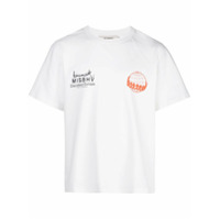 MISBHV Camiseta decote careca com estampa de logo - Branco