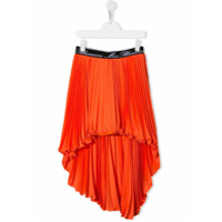 Miss Blumarine Saia assimétrica com pregas - Laranja