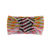 Missoni Cachecol de cashmere com amarração - Rosa