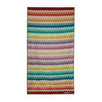 Missoni Home Toalha de praia Yannis chevron de algodão - Branco