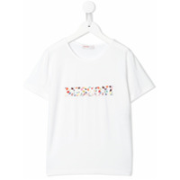 Missoni Kids Camiseta com estampa de logo - Branco