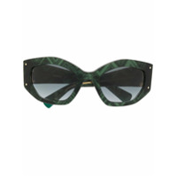 Missoni Óculos de sol geométrico oversized - Verde