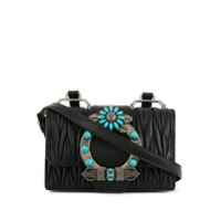 Miu Miu Bolsa 'Lady' de couro matelassê - Preto