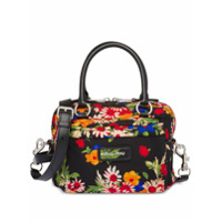 Miu Miu Bolsa tote com estampa buquê - Preto