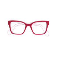 Miu Miu Eyewear Armação de óculos quadrada - Vermelho