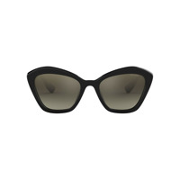 Miu Miu Eyewear Óculos de sol grande - Preto