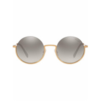 Miu Miu Eyewear Óculos de sol redondo Société - Dourado
