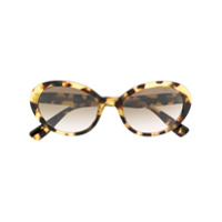 Miu Miu Eyewear oval shaped sunglasses - Marrom