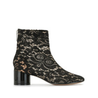 MM6 Maison Margiela Ankle boot com cadarço - Preto