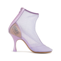 MM6 Maison Margiela Ankle boot com mesh - Roxo