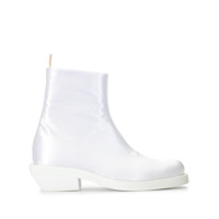 MM6 Maison Margiela Ankle boot de cetim - Branco