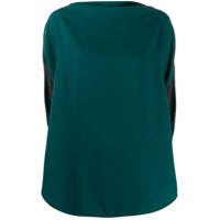 MM6 Maison Margiela Blusa com fenda lateral - Verde