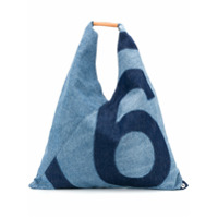 MM6 Maison Margiela Bolsa jeans Japanese média - Azul