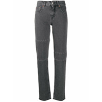 MM6 Maison Margiela Calça jeans skinny com cintura alta - Cinza