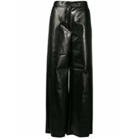 MM6 Maison Margiela Calça pantalona cintura alta - Preto