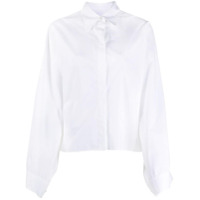 MM6 Maison Margiela Camisa com mangas amplas e amarraçao - Branco