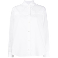 MM6 Maison Margiela Camisa de algodão com bordado - Branco