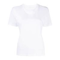 MM6 Maison Margiela Camiseta com aplicação de bordado - Branco