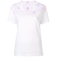 MM6 Maison Margiela Camiseta com detalhe tie-dye - Branco