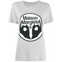 MM6 Maison Margiela Camiseta com estampa de logo - Cinza