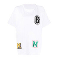 MM6 Maison Margiela Camiseta oversized - Branco