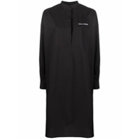 MM6 Maison Margiela Chemise com estampa de logo - Preto
