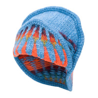 MM6 Maison Margiela Gorro de tricô com padronagem - Azul