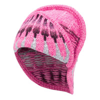 MM6 Maison Margiela Gorro de tricô com padronagem - Rosa