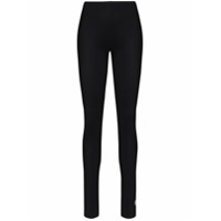 MM6 Maison Margiela Legging com logo - Preto