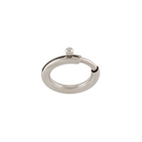 MM6 Maison Margiela silver polished ring - Prateado