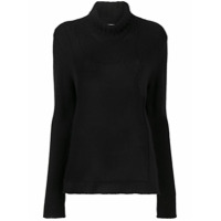 MM6 Maison Margiela Suéter de tricô com recortes - Preto