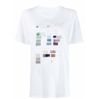 MM6 Maison Margiela swatch print T-shirt - Branco