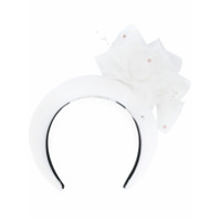 MM6 Maison Margiela Tiara com detalhe floral - Branco