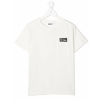 Molo Camiseta decote careca com estampa de logo - Branco