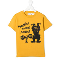 Molo Camiseta decote careca com estampa gráfica - Amarelo