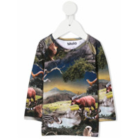 Molo Moletom com estampa de savana - Cinza