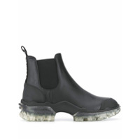 Moncler Ankle boot com solado translúcido - Preto
