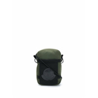 Moncler Bolsa tiracolo com patch de logo - Verde