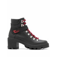 Moncler Bota de caminhada com salto 80mm - Preto