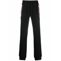 Moncler Calça esportiva com listras na lateral - Preto